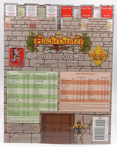 HackMaster Player Character Mat, by Burke, Jennifer, Kenzer, David