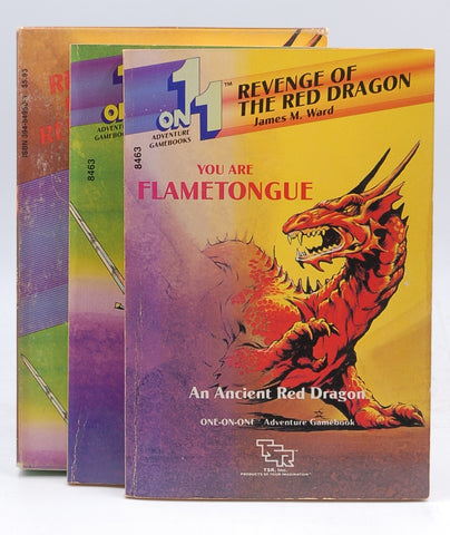 Revenge of the Red Dragon: You Are Raven Quickblade, You Are Flametongue (One-On-One Adventure Gamebooks, No 3), by Ward, James M.