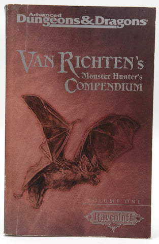 Van Richten's Monster Hunter's Compendium, Vol One (AD&D 2nd Ed Fantasy Roleplaying, Ravenloft), by Woodruff, Teeuwynn, Teeuwynn Woodruff, Nigel Findley