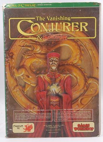 The Vanishing Conjurer and The Statue of the Sorcerer, a Call of Cthulhu Supplement, by Richard Edwards,Chris Elliott,Simon Price,Mike Lewis