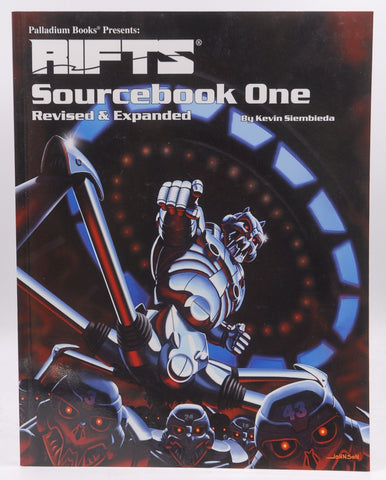 Rifts Sourcebook One Revised & Expanded, by Kevin Siembieda Signed