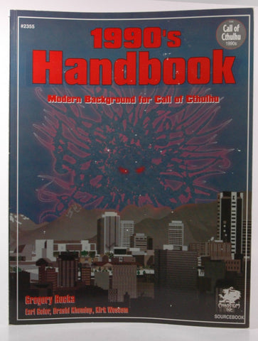 1990's Handbook: Modern Background for Call of Cthulhu, by greg-rucka
