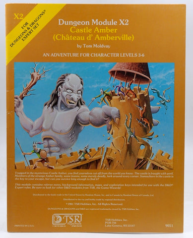 D&D B/X Castle Amber X2 VG, by Tom Moldvay
