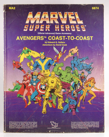 Avengers: Coast to Coast (Marvel Super Heroes Accessory MA2), by Sollers, Edward G.