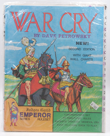 War Cry: Comprehensive Set of Miniatures Rules, Ancients Through Medieval Era (2nd Edition), by Dave Petrowsky