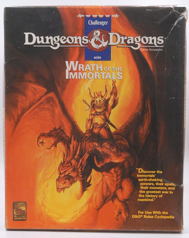 Wrath of the Immortals (Dungeons & Dragons Game Accessory), by Allston, Aaron