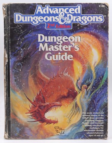 AD&D 2e Dungeon Master's Guide Taped, by Staff