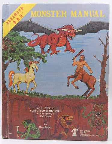 Advanced Dungeons & Dragons Monster Manual: An Alphabetical Compendium of all the Monsters Found in AD&D, Including Attacks, Damage, Special Abilities, and Descriptions, by Gary Gygax