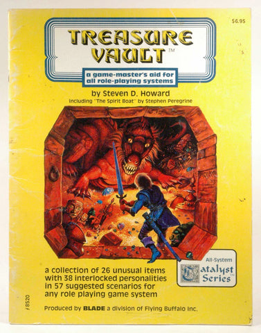Treasure Vault: A Gamemaster's Aid for All Role Playing Systems, by Steven D. Howard