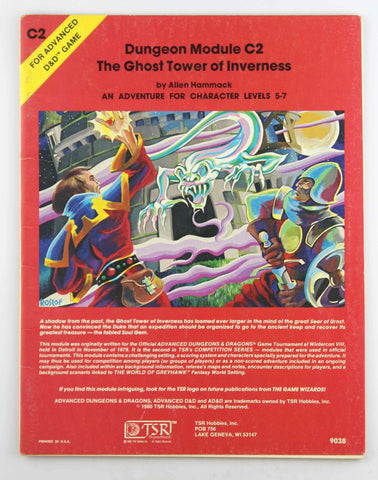 AD&D C2 The Ghost Tower of Inverness VG, by Allen Hammack  