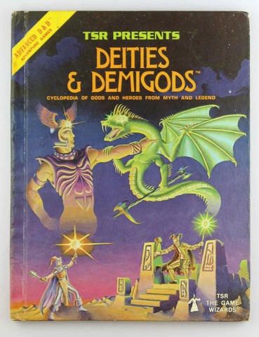 AD&D Deities & Demigods 128pp VG, by Ward, Kuntz  