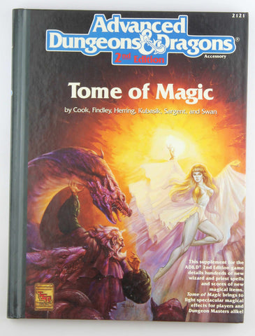 AD&D 2e Tome of Magic VG, by Cook, et al  