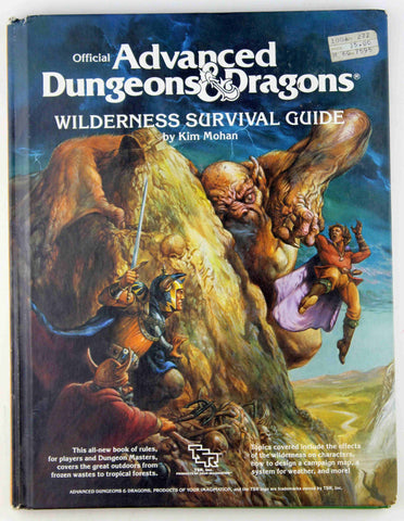 AD&D Wilderness Survival Guide w/Sticker, by Kim Mohan  