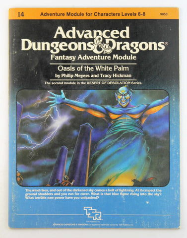 AD&D I4 Oasis of the White Palm VG, by Meyers, Hickman  