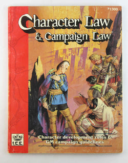Character Law and Campaign Law (Advanced Fantasy Role Playing, 2nd ed, Stock No. 1300), by Peter C. Fenlon, Jr., S. Coleman Charlton  