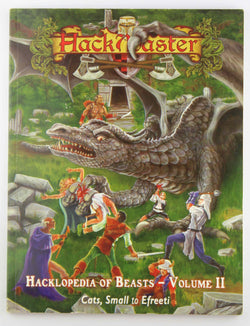 Hackmaster: The Hacklopedia of Beasts Vol 2, by Team, The Hackmaster Development Signed 