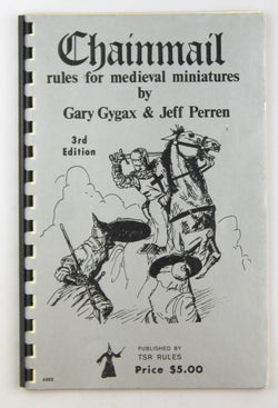 Chainmail Rules for Medieval Miniatures 3rd Ed, by Gary Gygax, Jeff Perren  