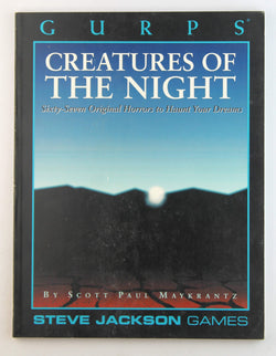 GURPS RPG Creatures of the Night, by Maykrantz  
