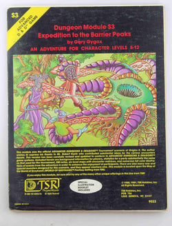 AD&D Expedition to the Barrier Peaks VG, by Gary Gygax  