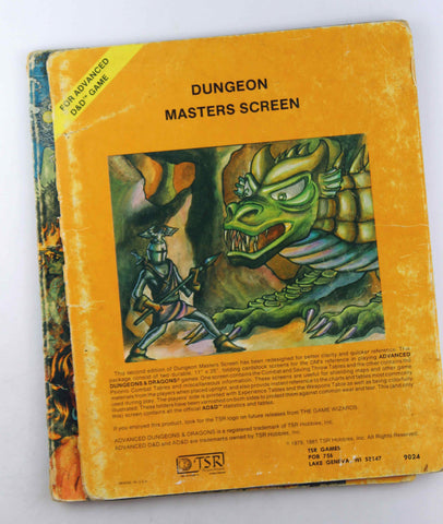 AD&D DMG Dungeon Master's Screen 9024, by Various  