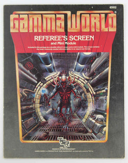 Gamma World Referee's Screen No Mini Module, by Various  