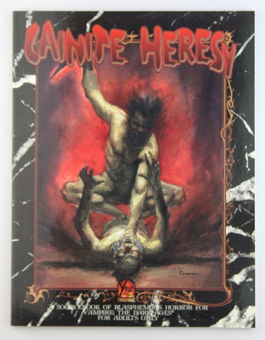 Cainite Heresy: A Sourcebook of Blasphmeous Horror for Vampire, The Dark Ages, by Langlois, Jason, Hite, Ken, Bergstrom, R.  