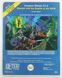 AD&D D1-2 Descent into the Deapths of the Earth G+, by Gygax  