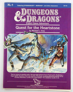 D&D XL1 Quest for the Heartstone VG, by Michael L Gray  