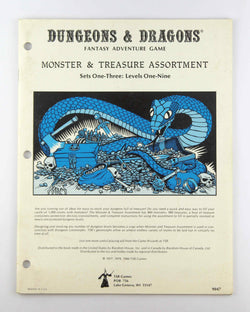 D&D Monster & Treasure Assortment Set 1-3 Level 1-9, by Various  