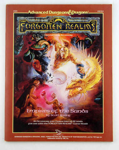 Empires of the Sands (AD&D Fantasy Roleplaying, Forgotten Realms Adventure, FR3), by Haring, Scott  