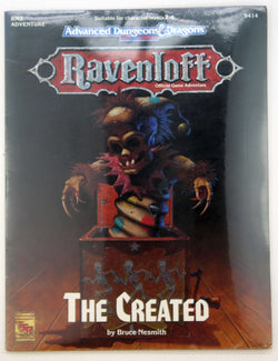 AD&D 2e The Created Ravenloft SW, by Bruce Nesmith  
