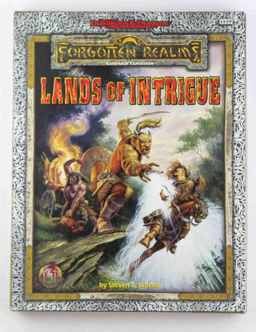 LANDS OF INTRIGUE (Campaign Expansion: Advanced Dungeons & Dragons Forgotten Realms), by Schend, Steven E.  
