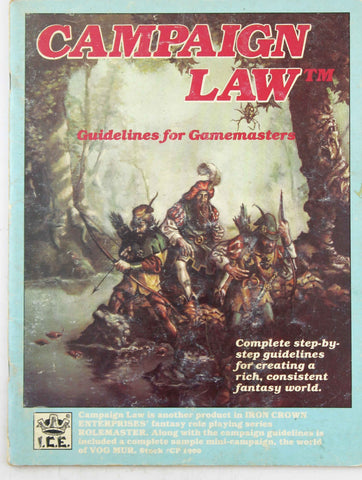 Campaign Law Rolemaster RPG, by Various  