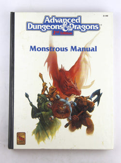 Monstrous Manual (AD&D 2nd Ed Fantasy Roleplaying Accessory, 2140), by   