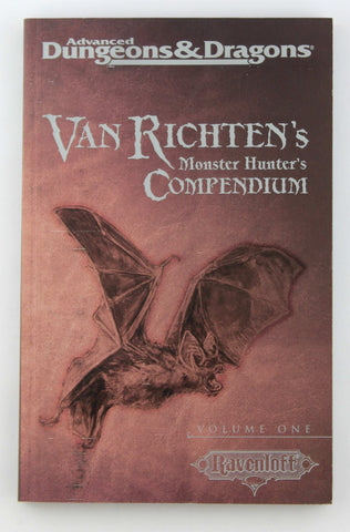 AD&D 2e Van Richten's Monster Hunter's Compendium Volume One VG, by Findley  