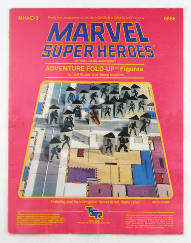 Adventure Fold-up Figures (Marvel Super Heroes accessory MHAC3), by Jeff Butler,Bruce Nesmith  