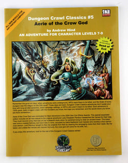 d20 DCC Classics #5 Aerie of the Crow God lvl 7-9, by Andrew Hind  