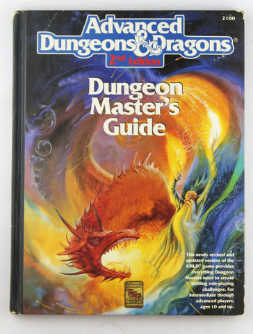 AD&D 2e Dungeon Master's Guide G+, by David Zeb Cook  