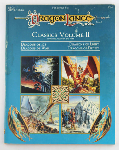 Dragonlance Classics: Dragons of Ice, Dragons of Light, Dragons of War, Dragons of Deceit/for Levels 8-12 (Advanced Dungeons & Dragons, 2nd Edition,), by Niles, Hickman, Tracy, Grubb, Jeff  
