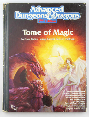 AD&D 2e Tome of Magic G+ Corners Rough, by Cook, et al  