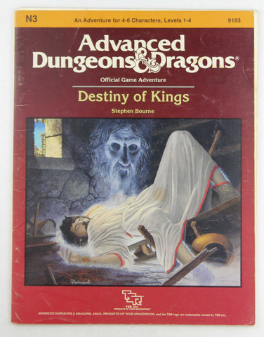 AD&D N3 Destiny of Kings G+, by Bourne  
