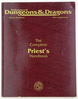 AD&D 2e The Complete Priest's Handbook G+, by Aaron Allston  