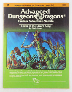 AD&D I2 Tomb of the Lizard King VG, by Acres  
