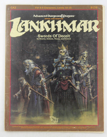 AD&D Lankhmar Swords of Deceit w/Map, by Bourne, et al  