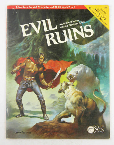 AD&D Evil Ruins Role Aids, by Various  