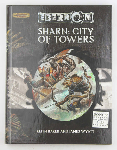 D&D 4e Sharn:City of Towers w/CD VG+, by Baker, Wyatt  