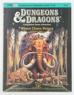 CM6 Where Chaos Reigns VG++, by Graeme Morris  