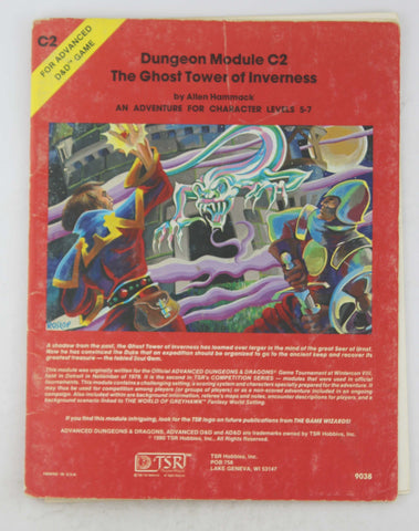 AD&D C2 The Ghost Tower of Inverness Rubbed, by Allen Hammack  