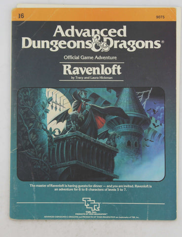 AD&D I6 Ravenloft VG+ Complete, by Tracy HIckman, Laura Hickman  