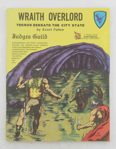 Judges Guild Wraith Overlord No Map, by Fulton  